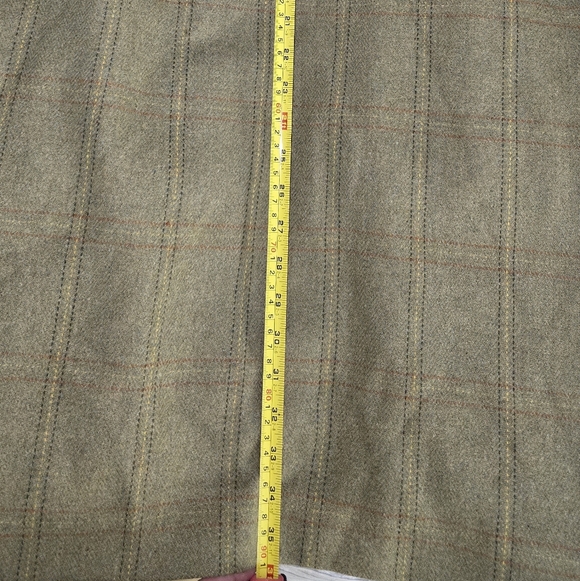 Barbour Green Check Military Coat - Picture 14 of 15